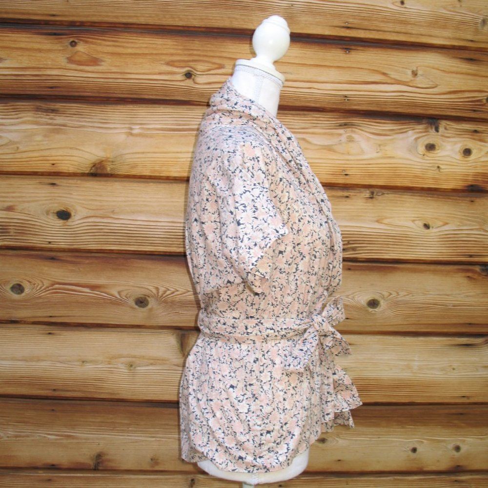 Caron Callahan Julien Floral Wrap Top - Picture 5 of 9